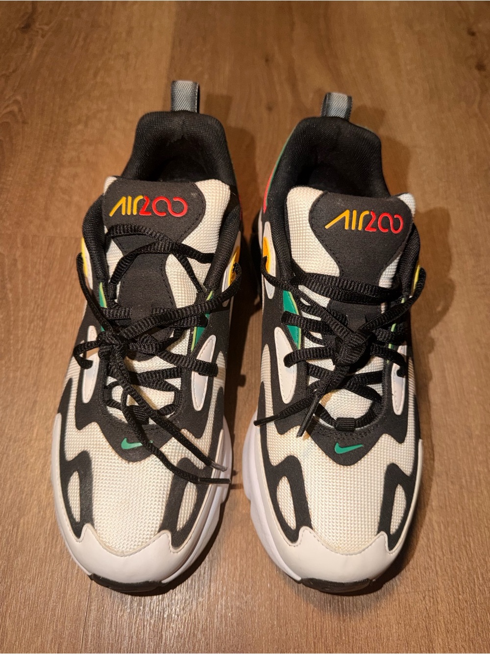 Nike Air Max 200 Rasta Bright Crimson GS Sneakers – Size 6Y